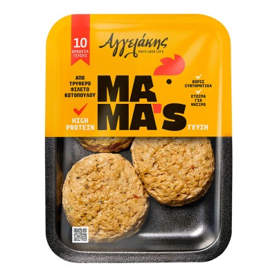 Μπιφτέκια κοτόπουλου προψημένα